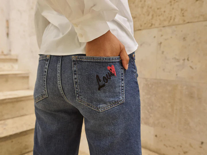 Mos Mosh - Dara Hem Jeans in Blue