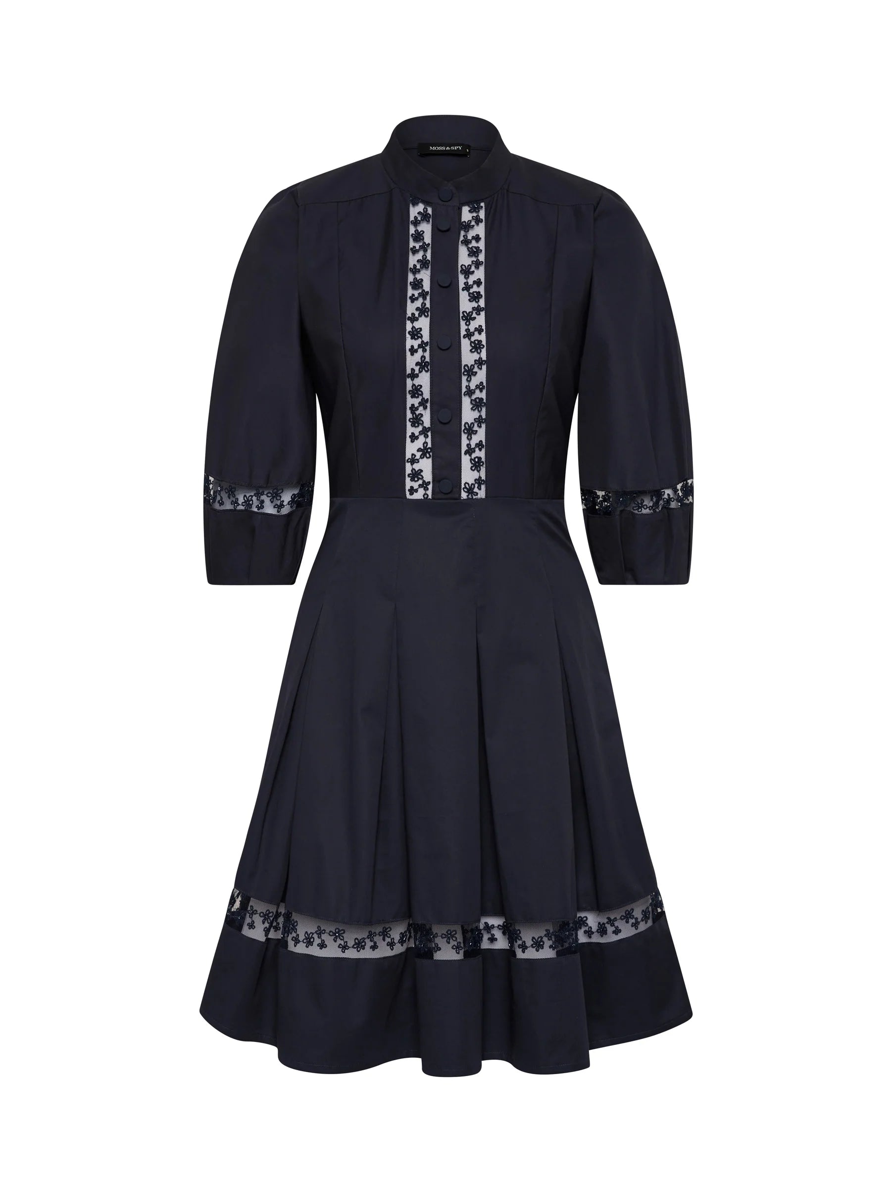 Moss & Spy - Olivia Short Dress Navy