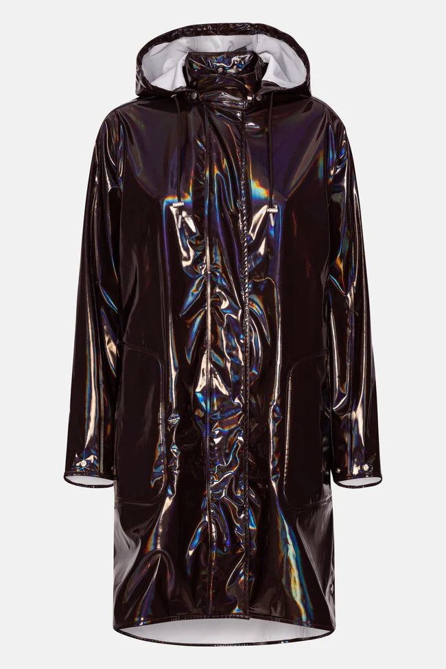 Isle Jacobsen - Long Raincoat - Ganache