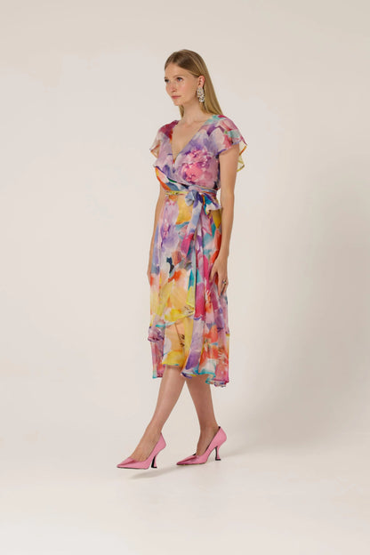 Sacha Drake - Pajaritos Wrap Dress