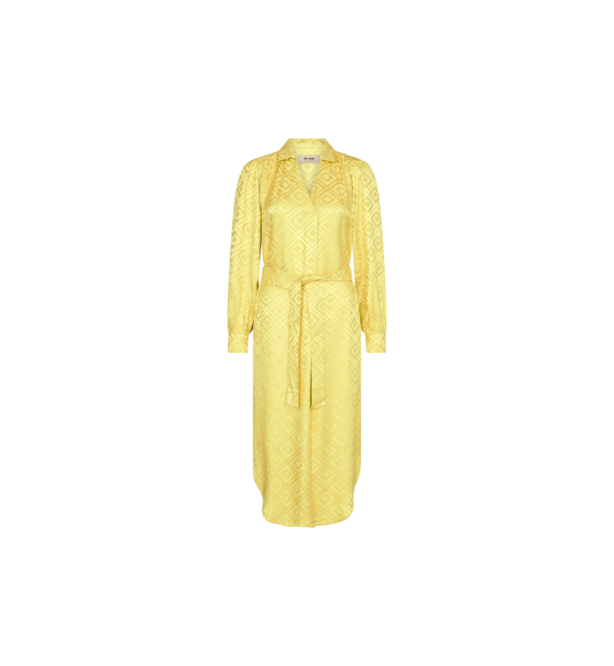 Mos Mosh - Aldo Geo Dress Yellow Plum