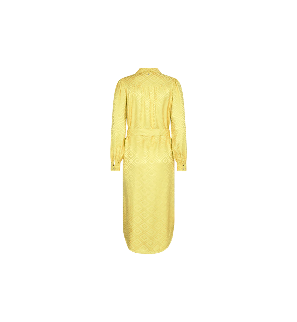 Mos Mosh - Aldo Geo Dress Yellow Plum