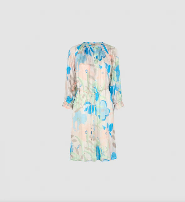 Mos Mosh - Queem Botanic dress in Birch