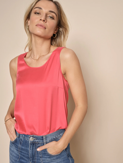 Mos Mosh - Astrid Silk Tank Top Teaberry