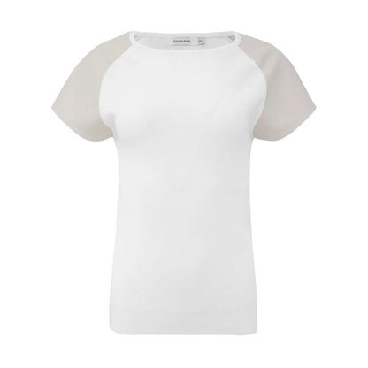 Raw By Raw - Base Layer Cap Sleeve Top - Milk