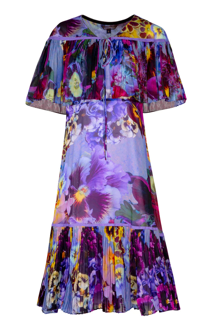 Trelise Cooper - A Pleating Glance Dress - Purple Pansy