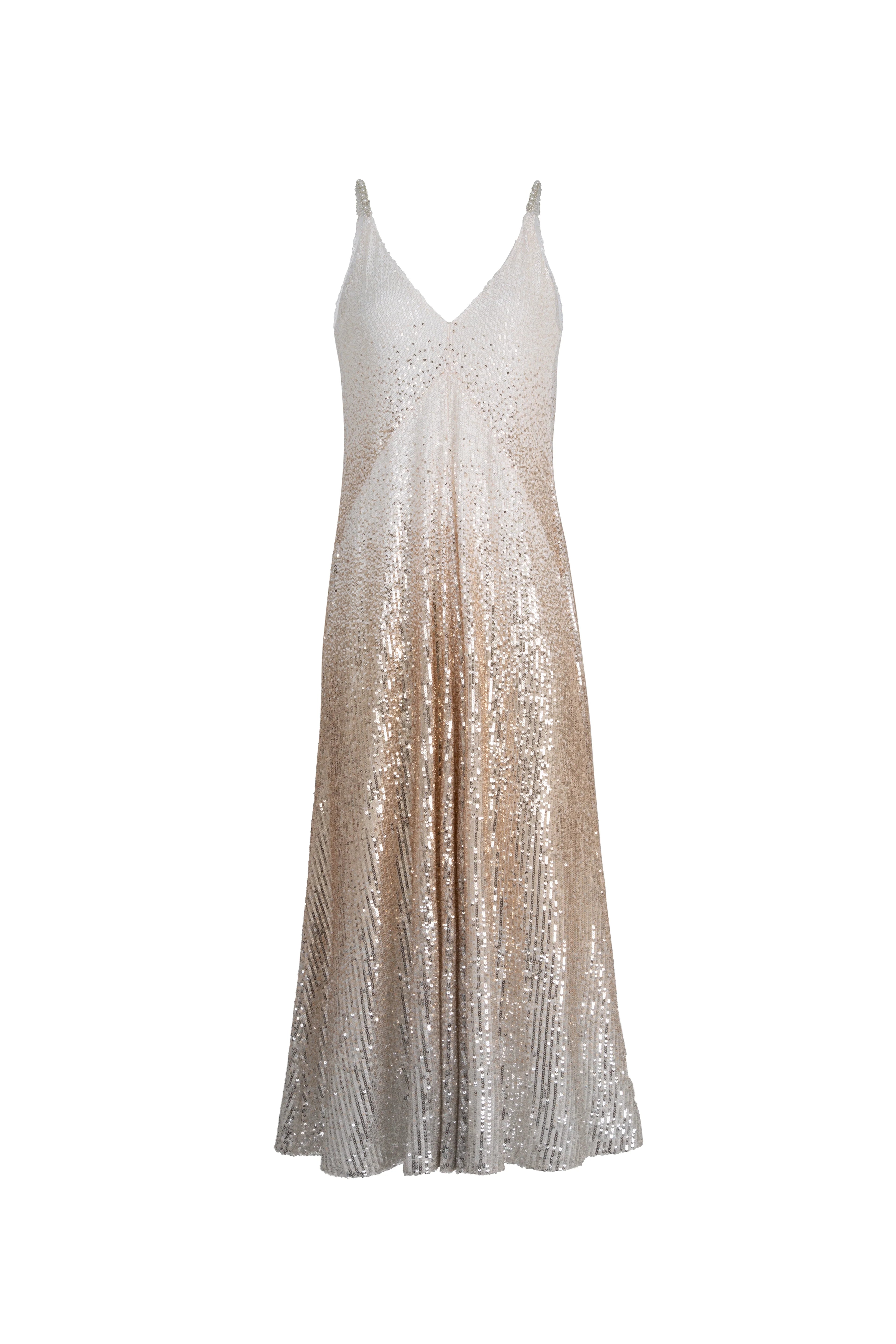 Trelise Cooper - Glitter Mogul Dress Champagne