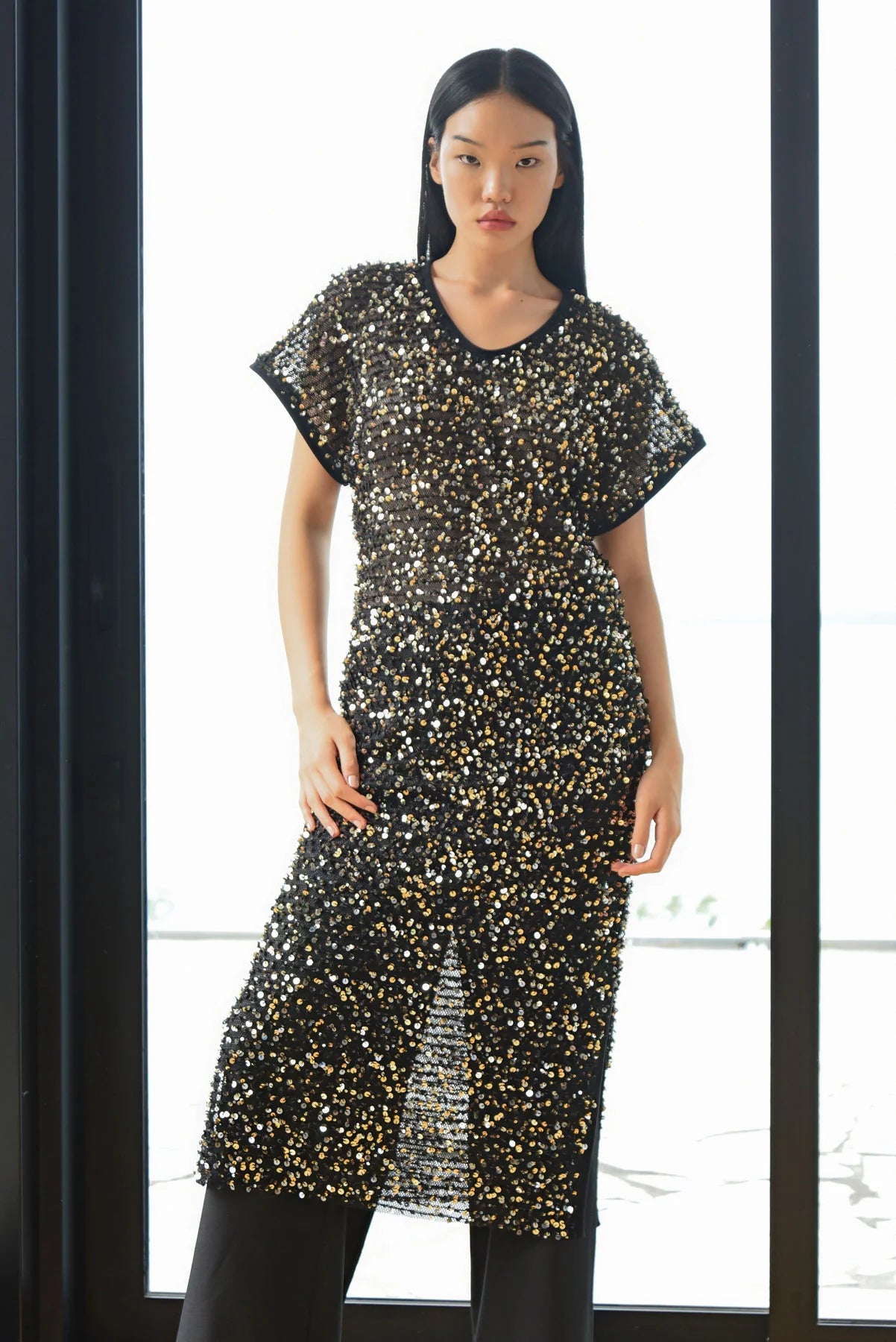 Trelise Cooper - YOU GLOW GIRL Dress - Black/Gold