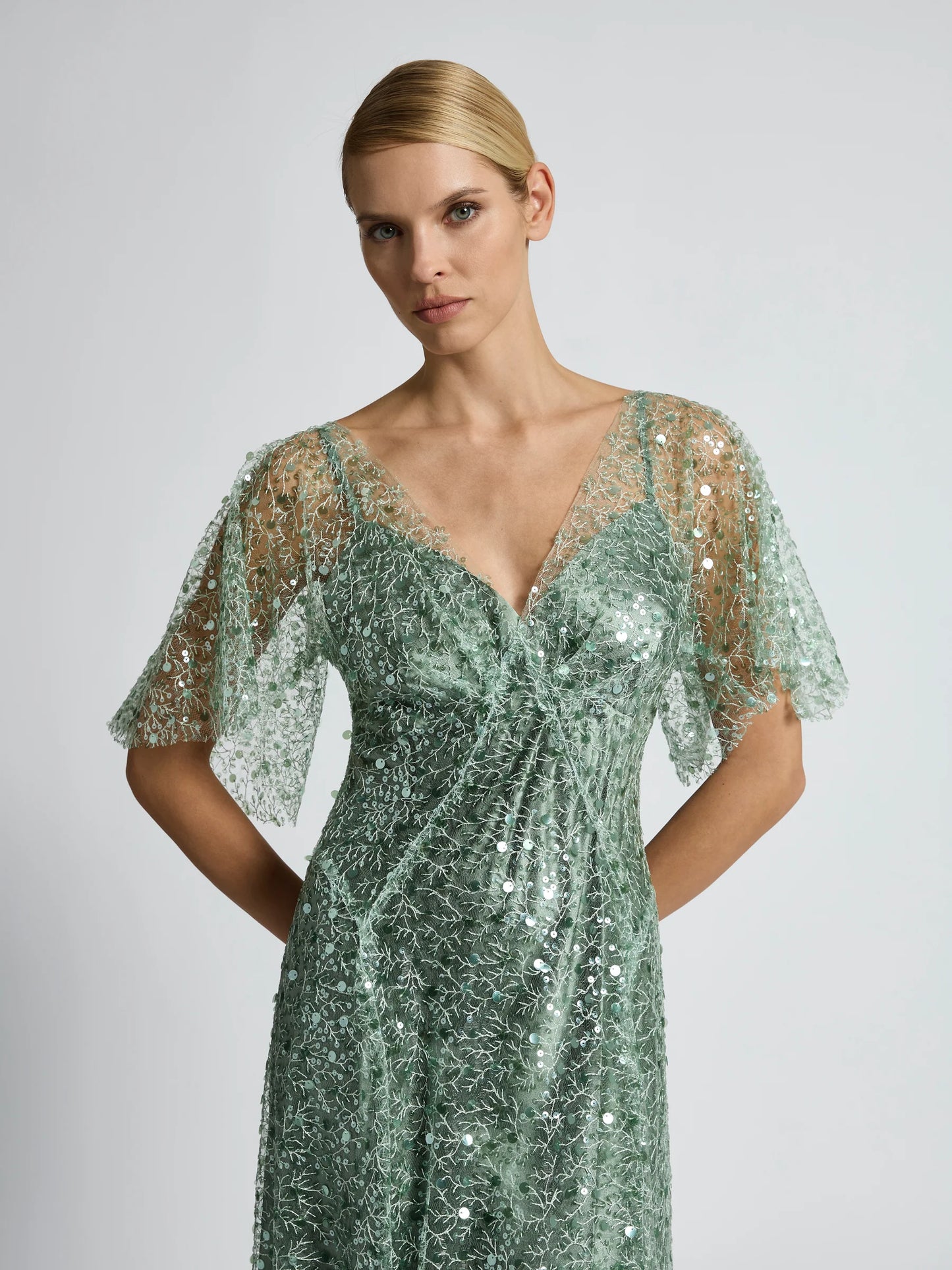 Moss & Spy - Tilda Gown Sage