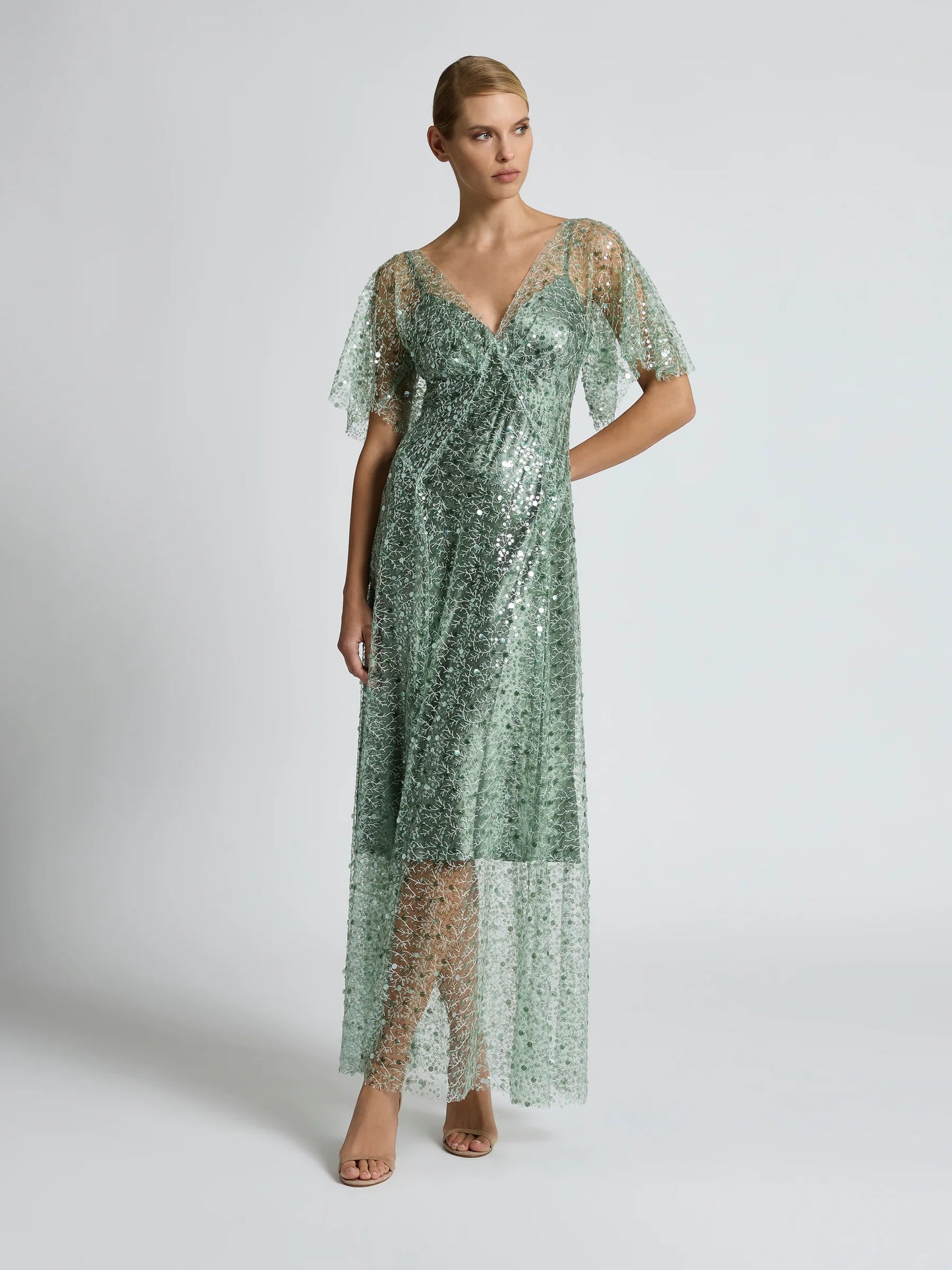 Moss & Spy - Tilda Gown Sage