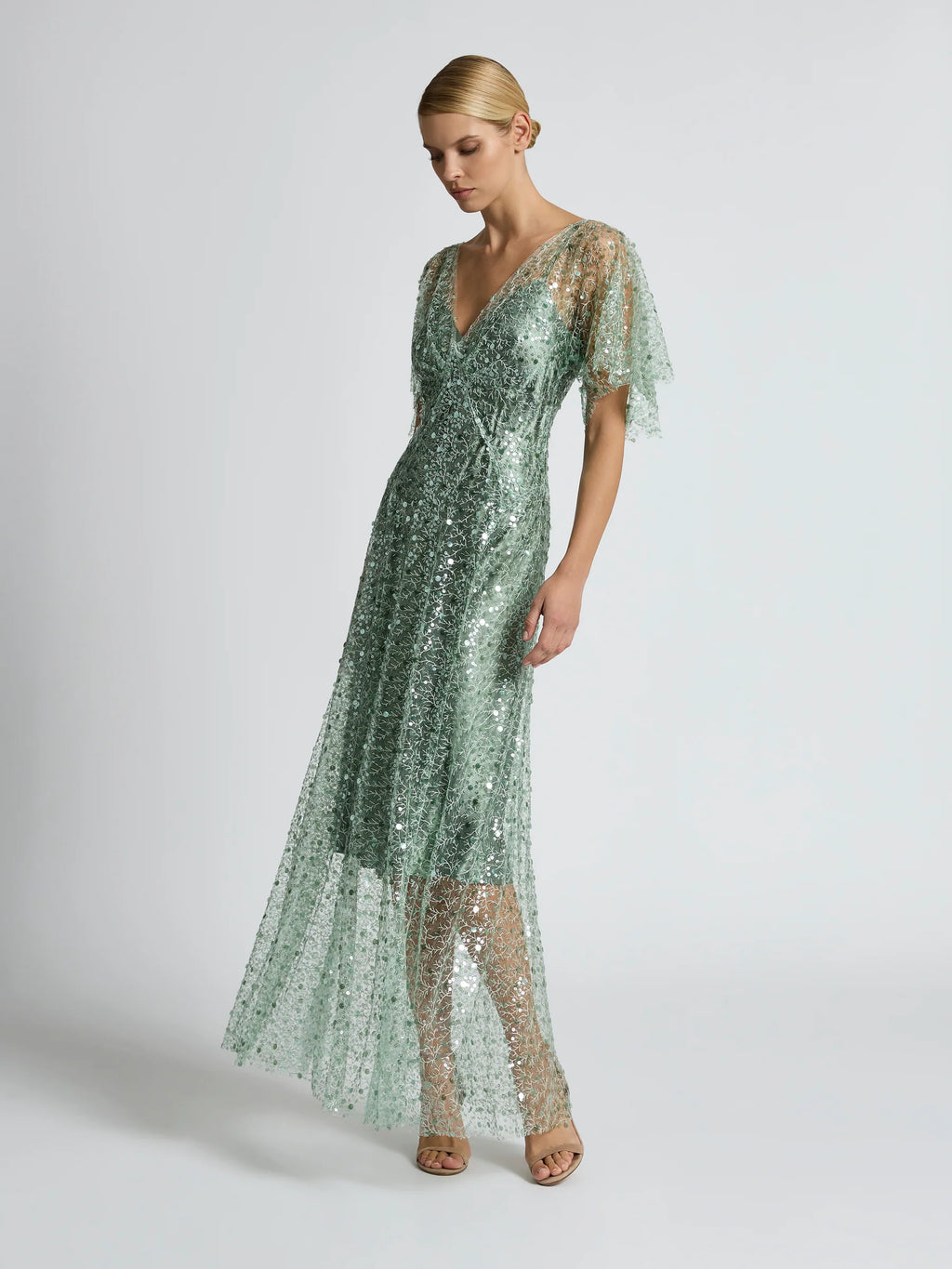 Moss & Spy - Tilda Gown Sage