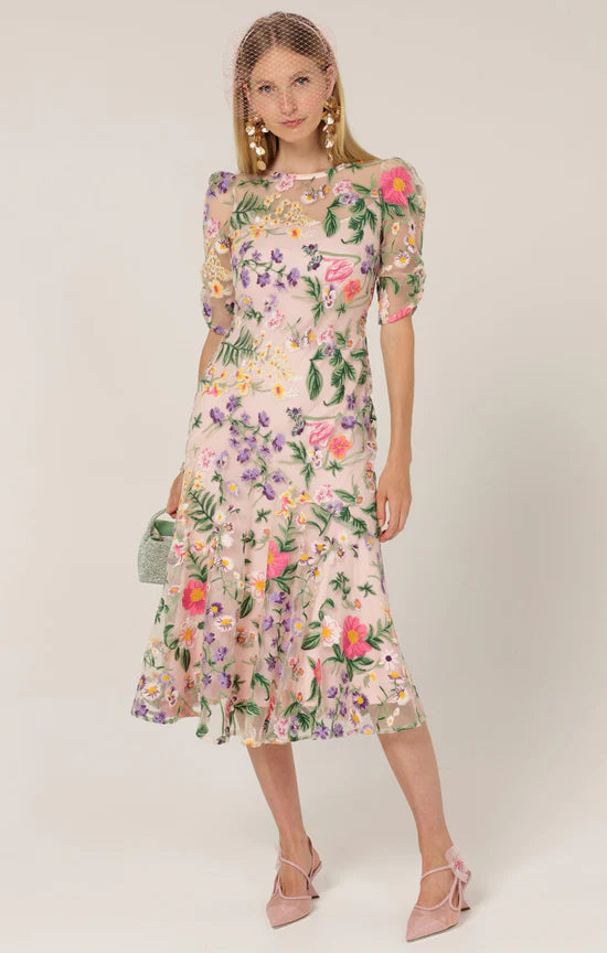 Sacha Drake - Cardelina Dress - Lavender Pink Floral