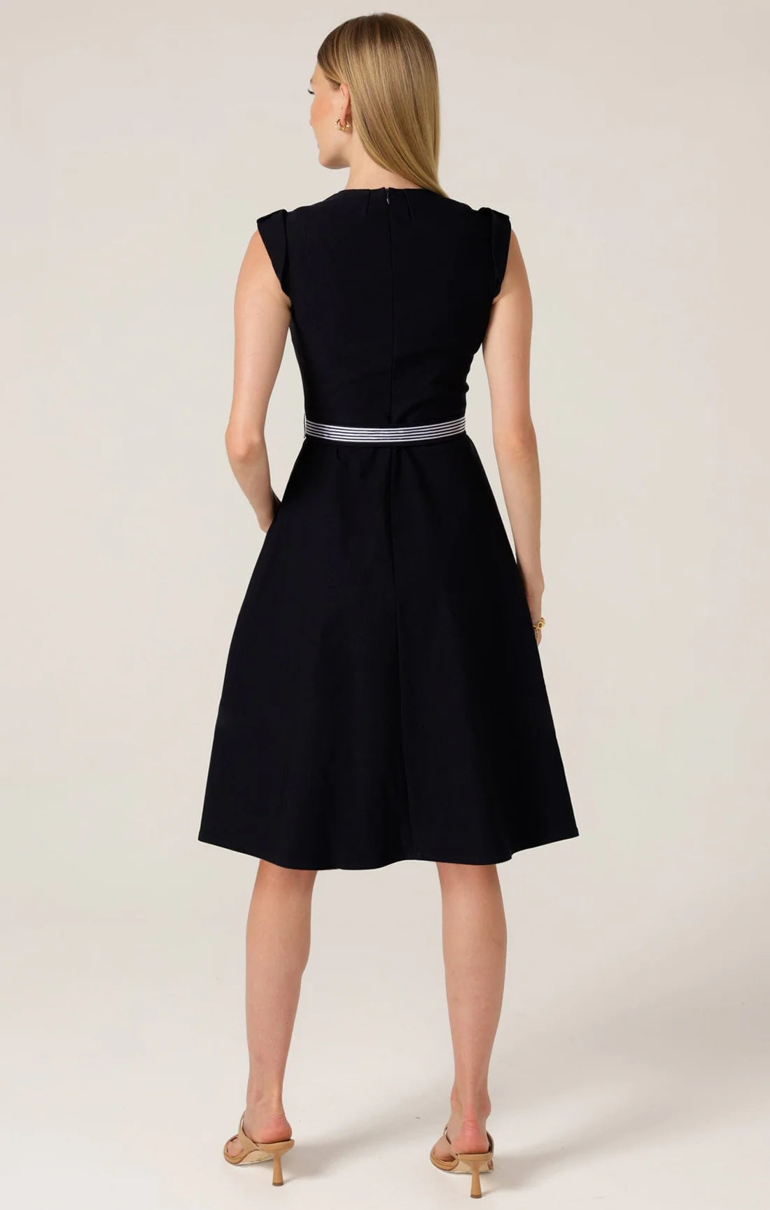 Sacha Drake - Fit and Flare Dress Navy