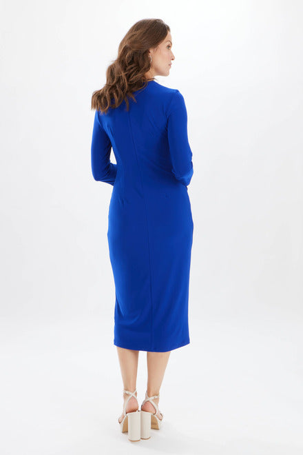 Joseph Ribkoff - Wrap Front Buckle Detail Dress 223121TT