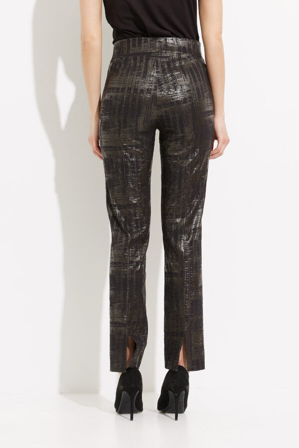 Joseph Ribkoff - Metallic Straight Leg Pants Style 233276
