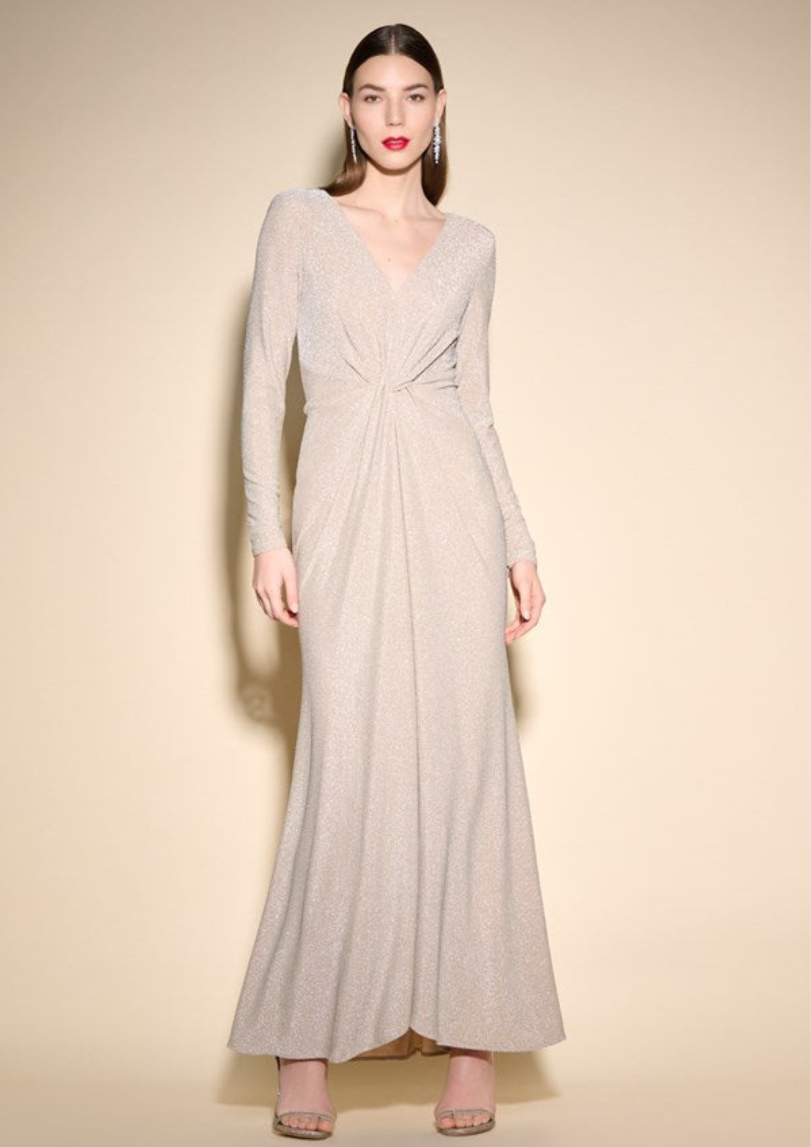 Joseph Ribkoff - Twist Detail Long Sleeve Maxi Dress 233712