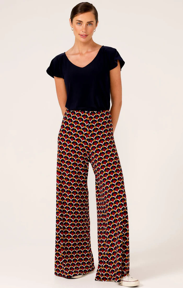 Sacha Drake - Printed Seamless Pants Ruby Navy  Abstract