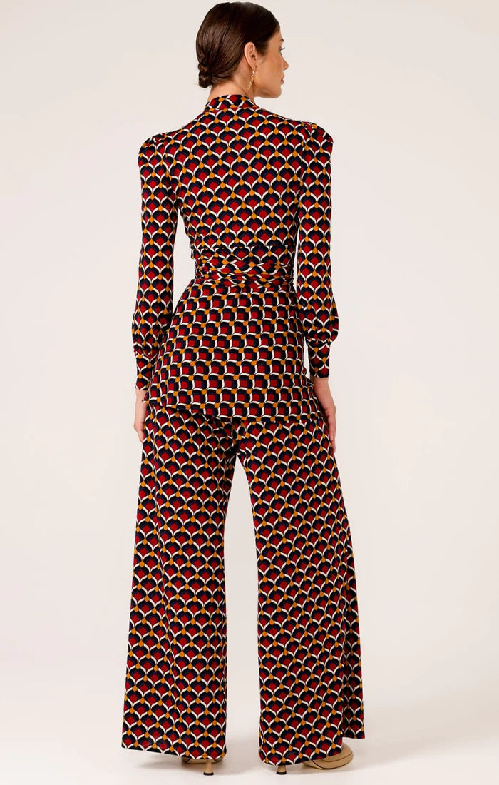 Sacha Drake - Printed Seamless Pants Ruby Navy  Abstract