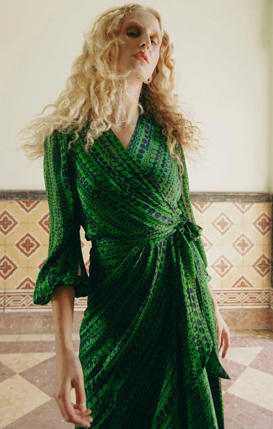 Sacha Drake - Savoir Midi Wrap Dress