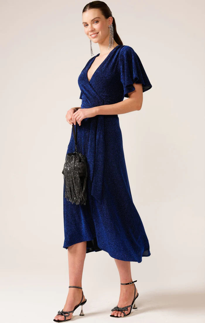 Sacha Drake - Stargaze Wrap Midi Sapphire – Aspirations Brighton