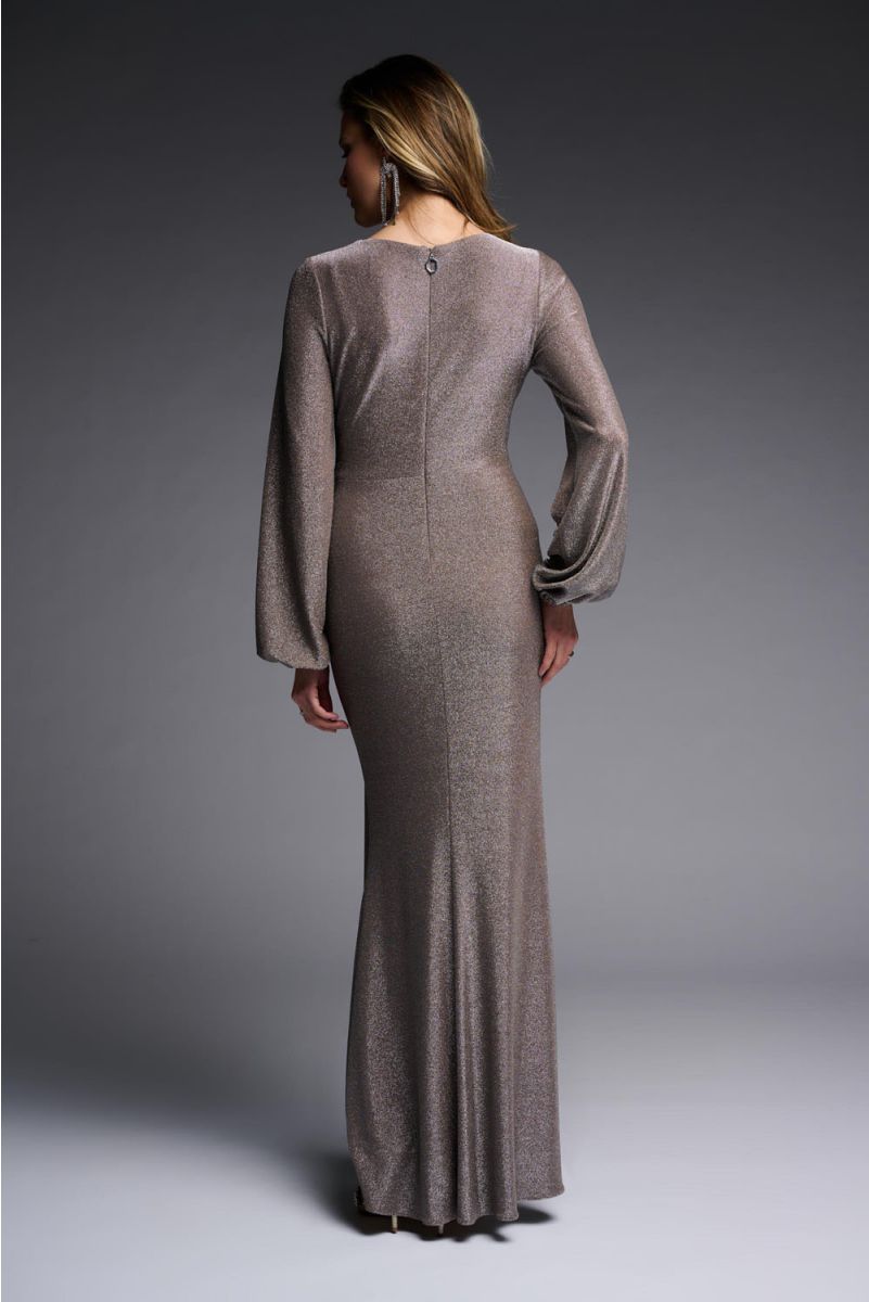Joseph Ribkoff - Taupe Wrap Dress Style 223711