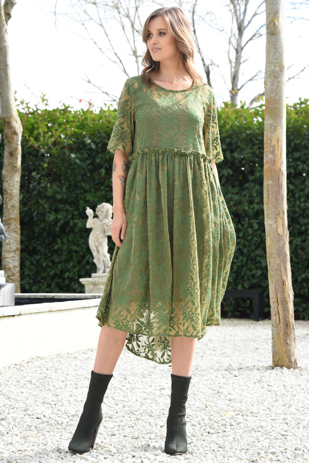 Trelise Cooper - Take The Plunge Dress Forest