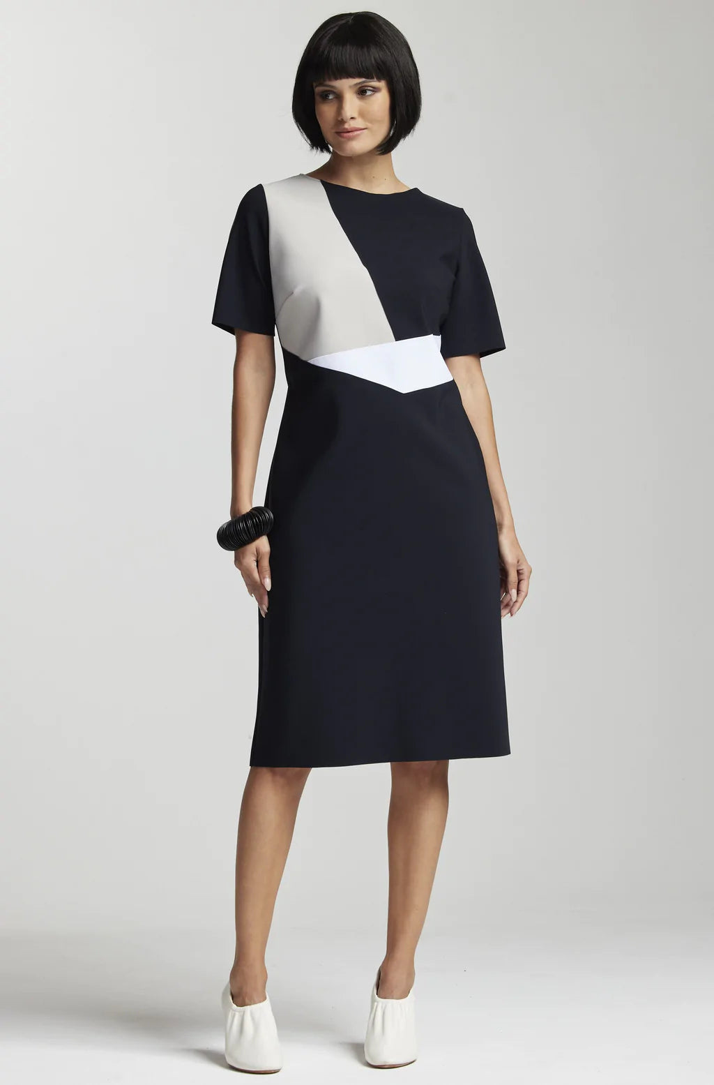 Paula Ryan - Spliced Bodice Dress