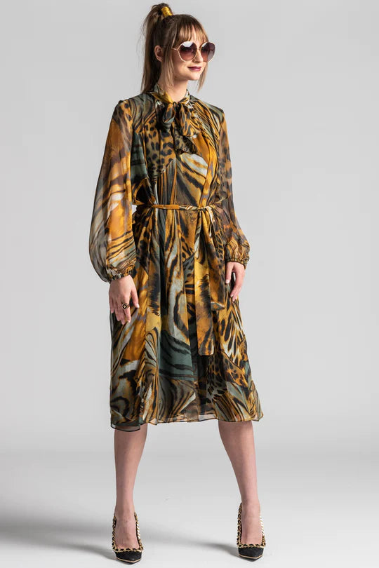 Paula Ryan - Animalia Silk Dress