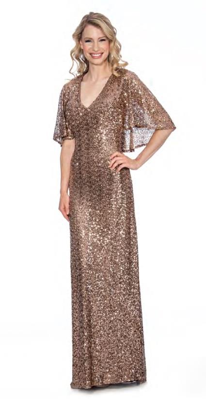 Cachet Long Sequin Gown