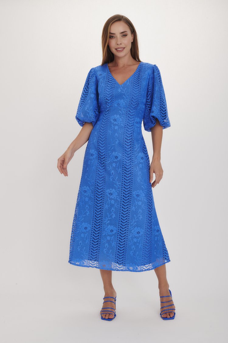 Kamare - Estelle Lace Dress Azure