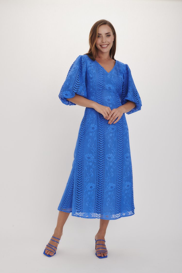 Kamare - Estelle Lace Dress Azure