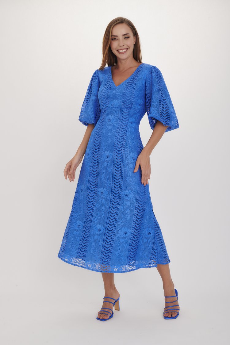 Kamare - Estelle Lace Dress Azure