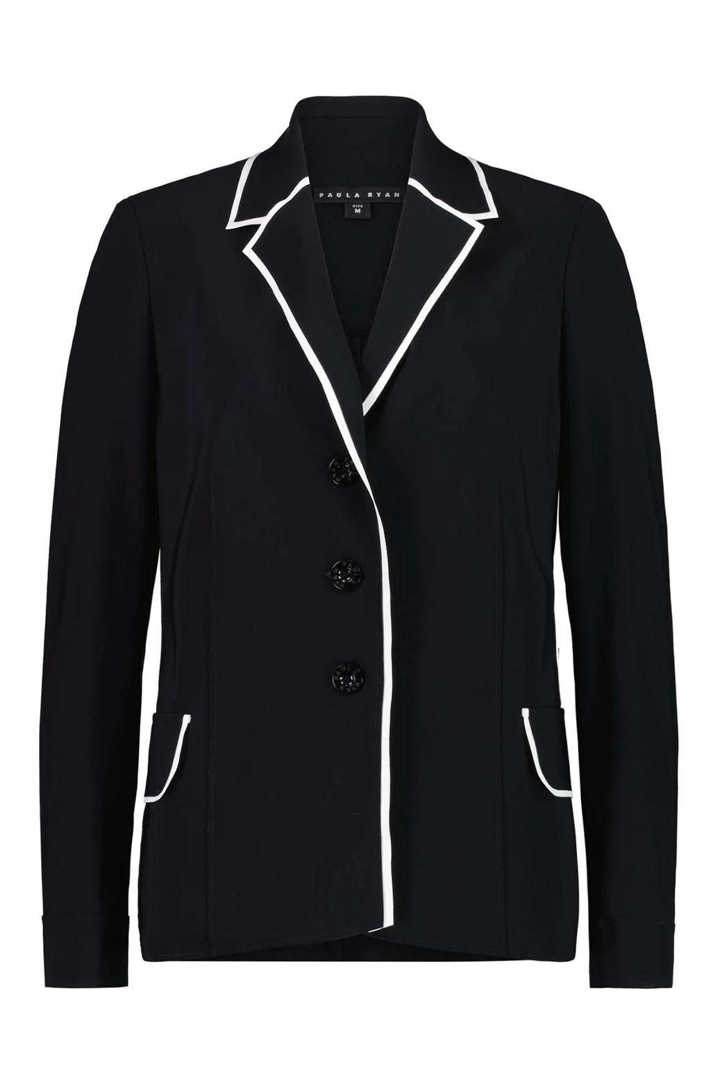 Paula Ryan - Contrast Trim Blazer