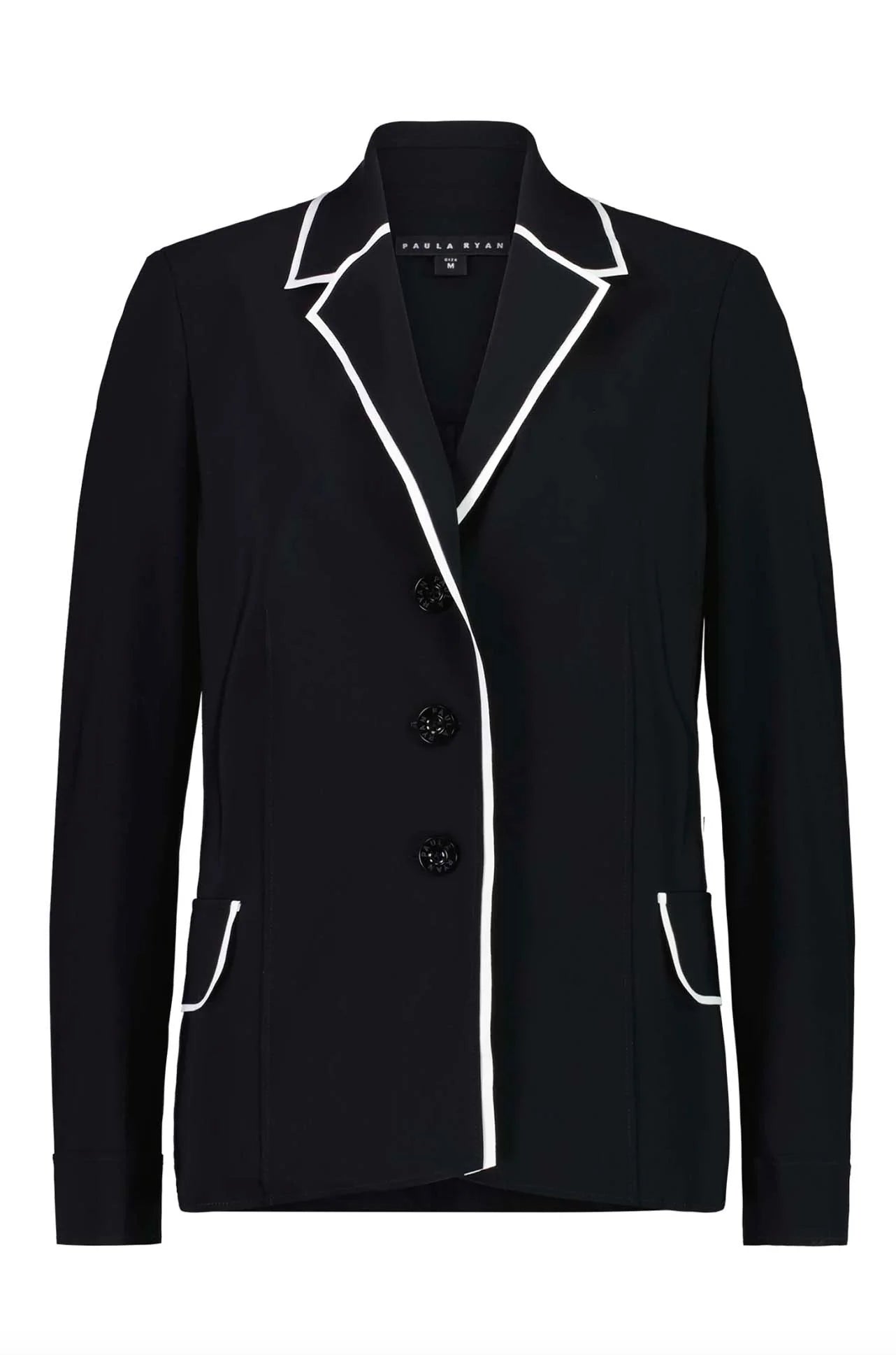 Paula Ryan - Contrast Trim Blazer