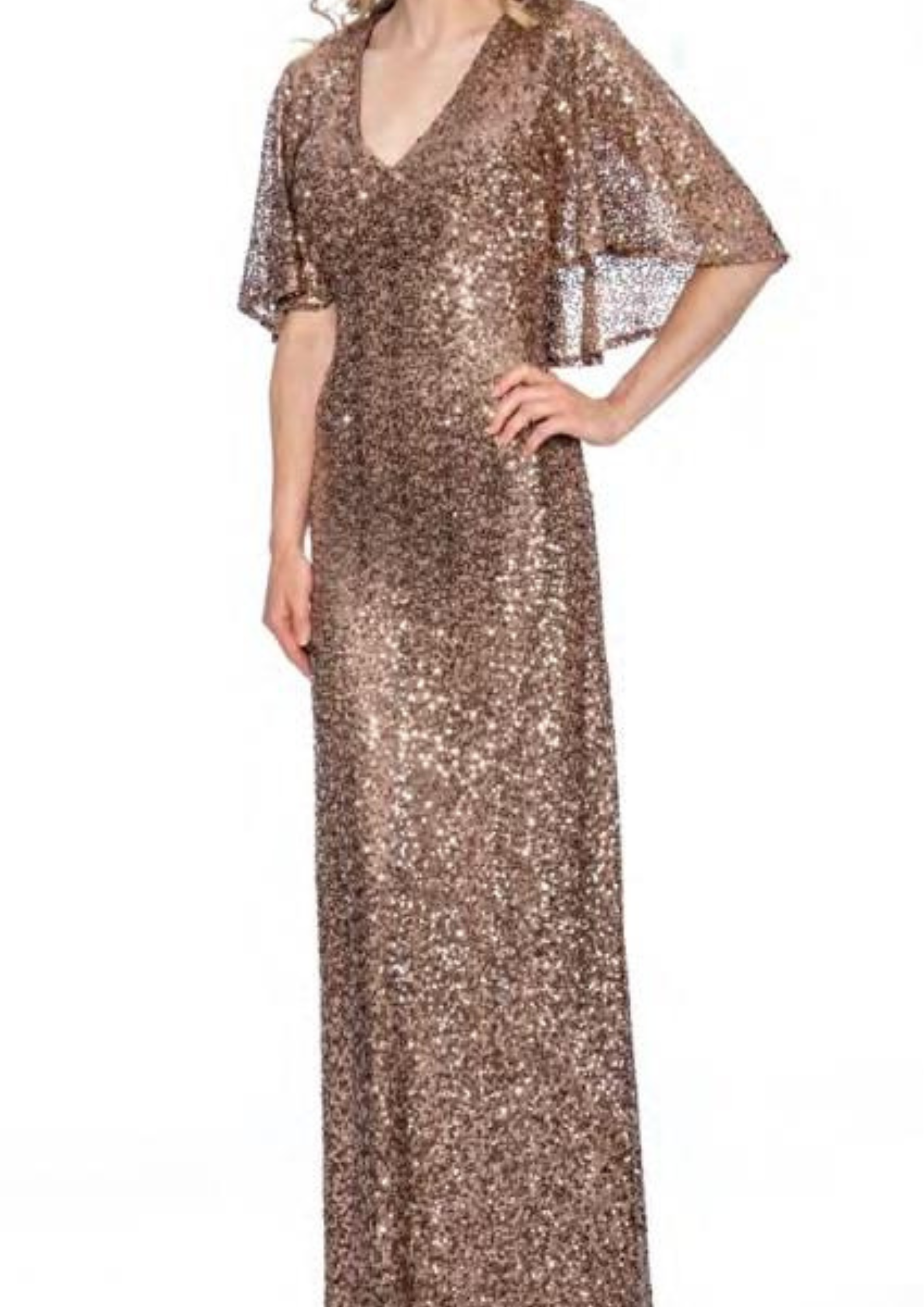 Cachet Long Sequin Gown