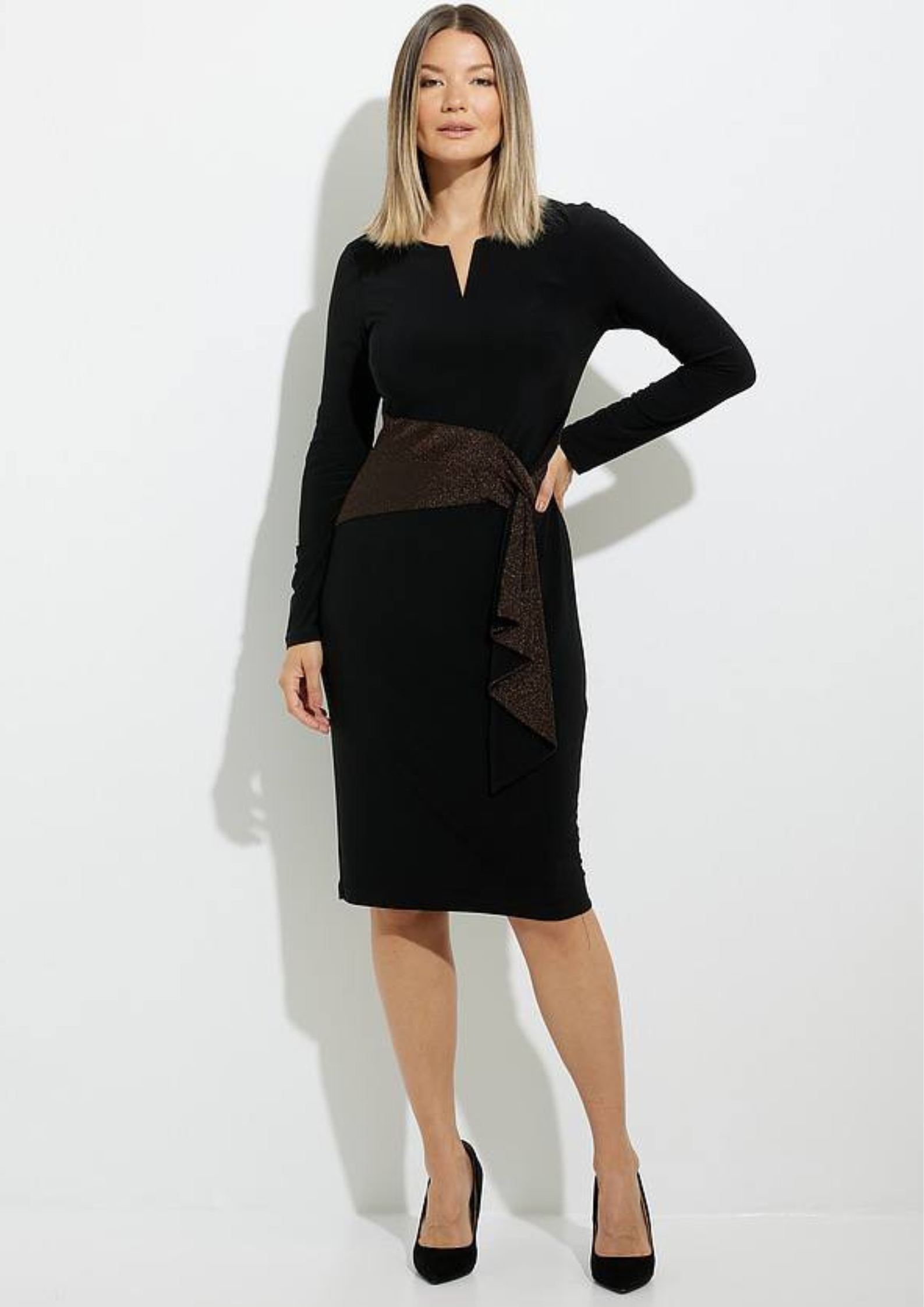 Joseph Ribkoff - Wrap Front Dress