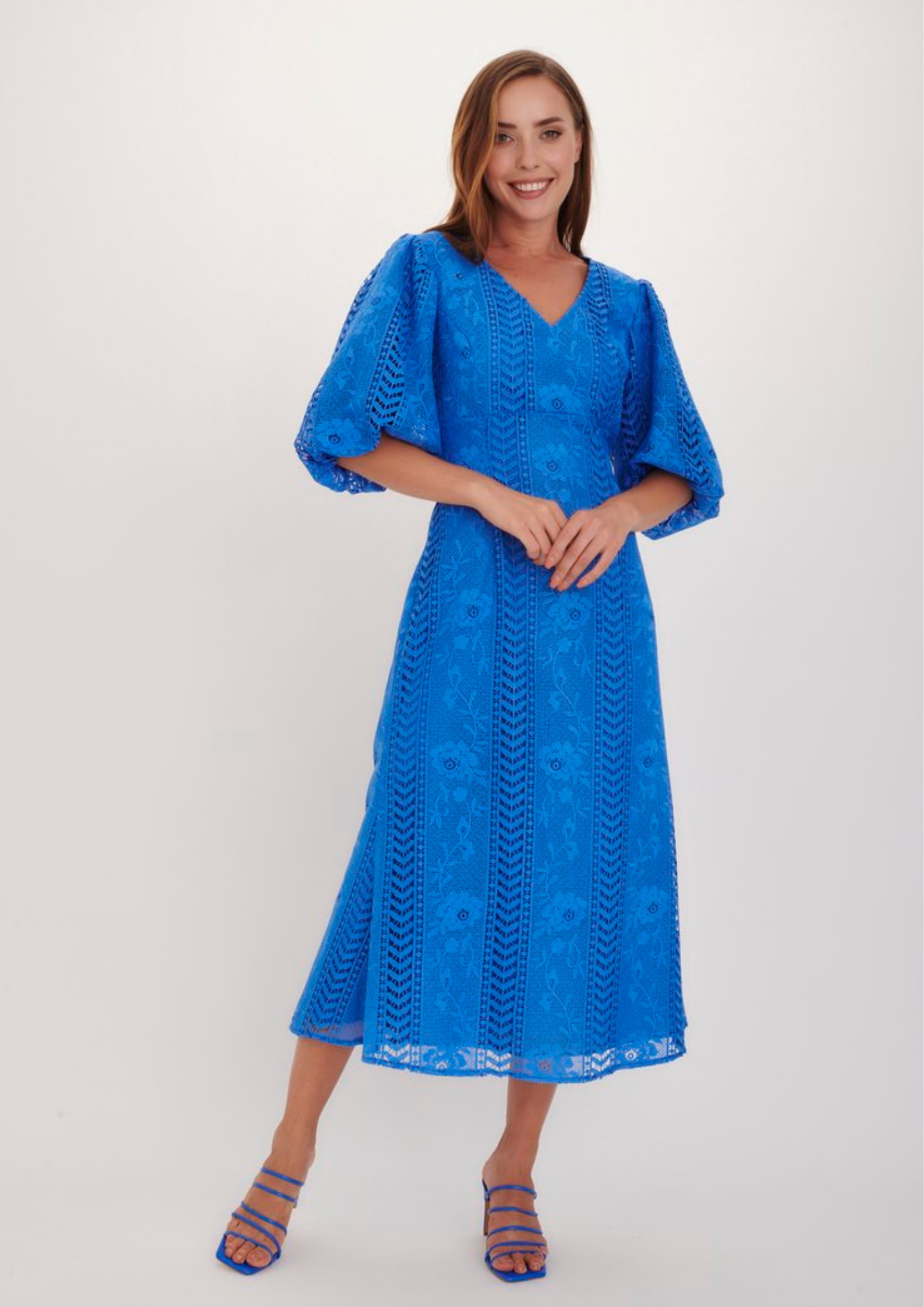 Kamare - Estelle Lace Dress Azure