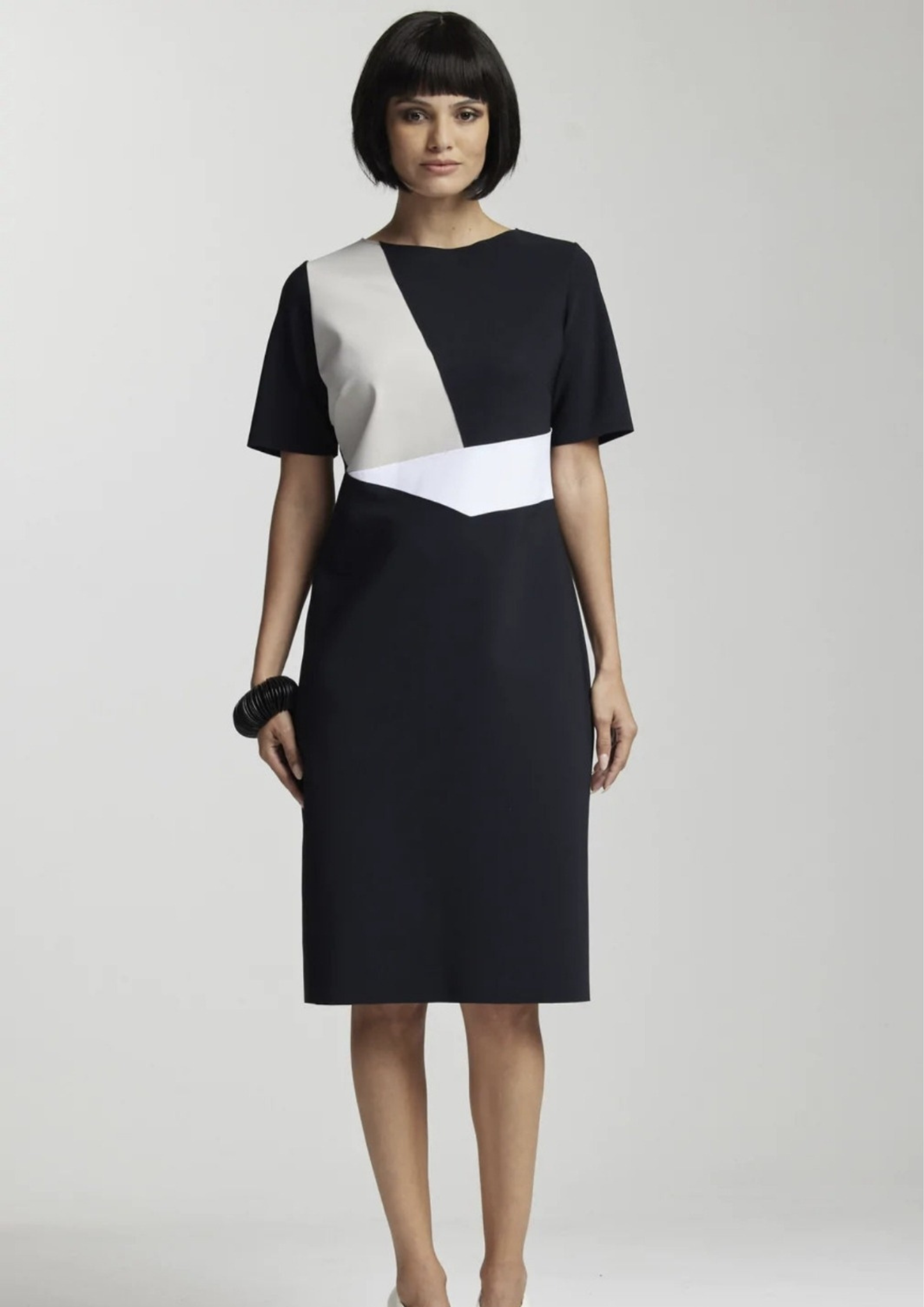 Paula Ryan - Spliced Bodice Dress