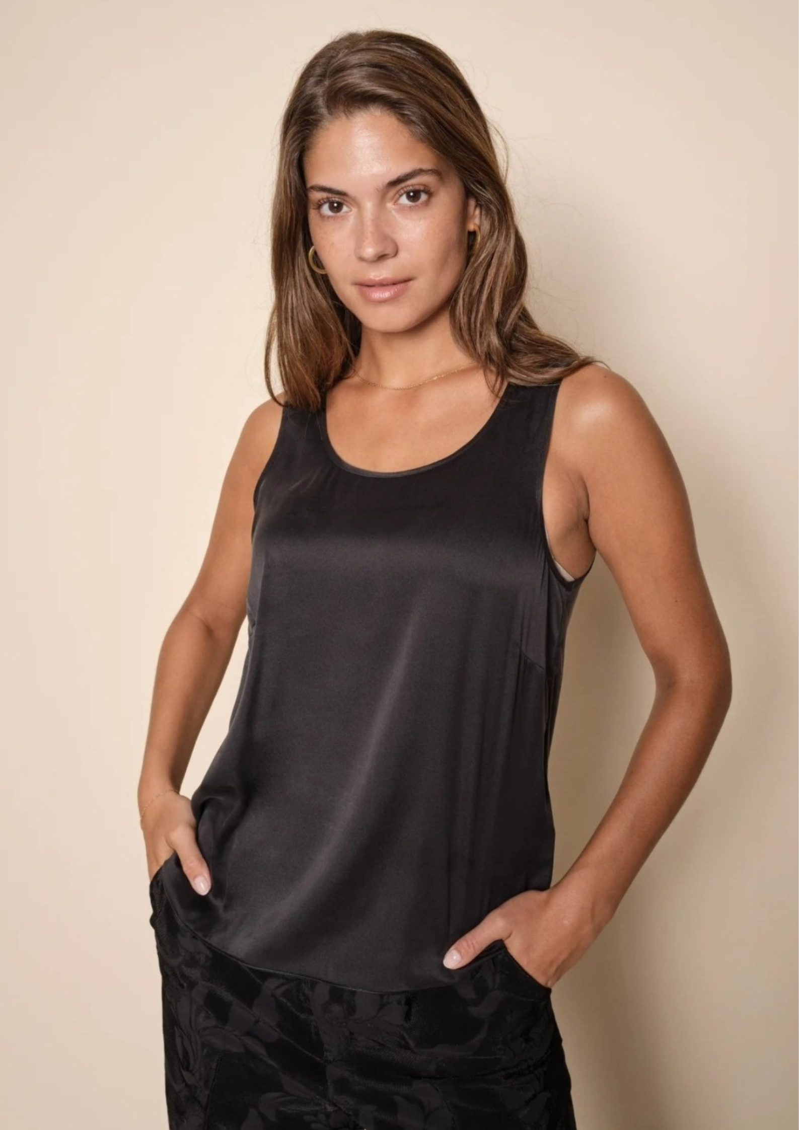 MOS MOSH - Astrid Silk Tank Top