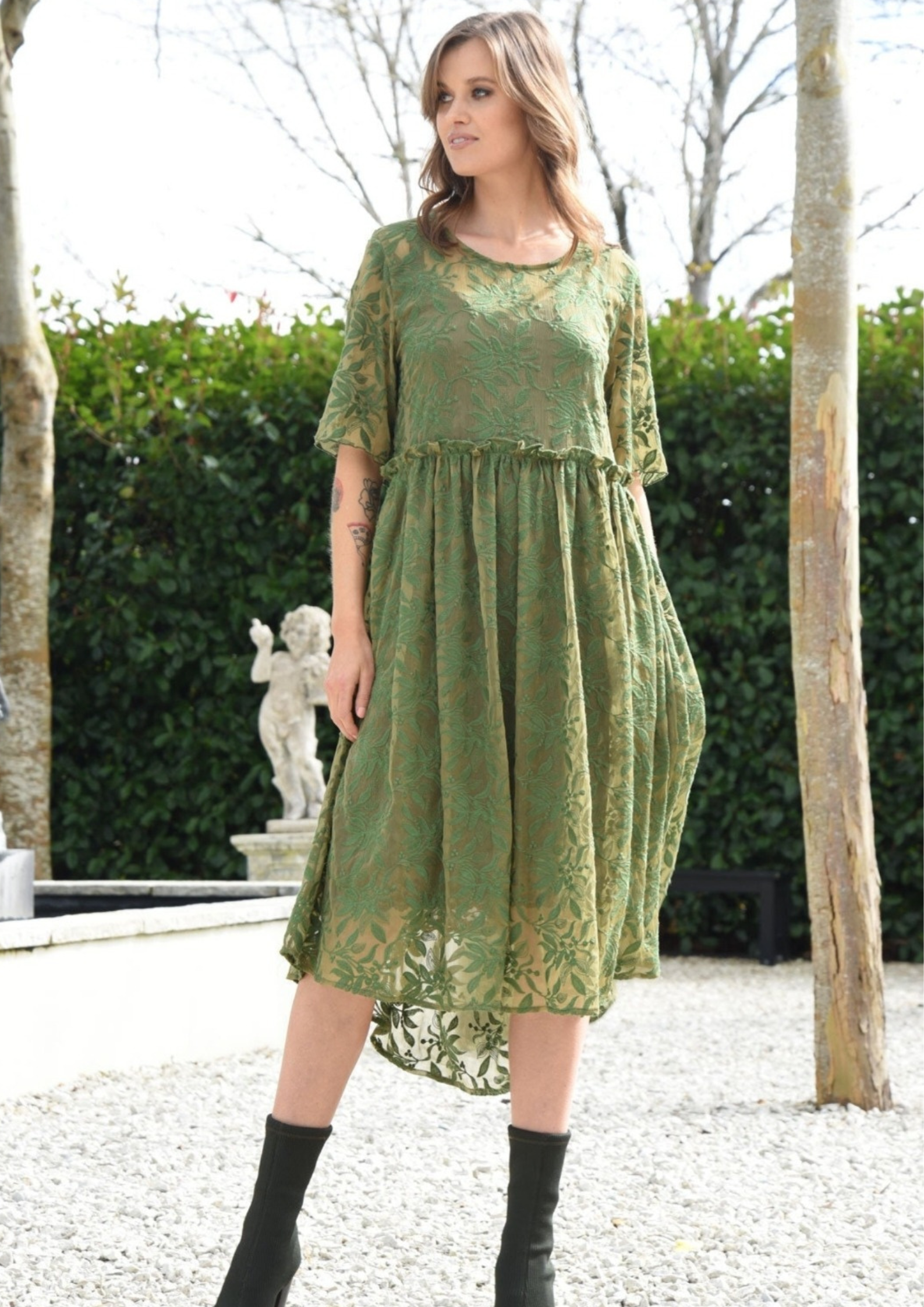 Trelise Cooper - Take The Plunge Dress Forest